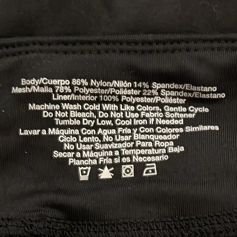 AVIA LEGGING Small Waist Interior Pocket Medium Rise with Mesh NEW - Picture 8 of 13